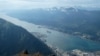 Cruise ships near downtown Juneau, Alaska, in May 2019, in this view from from Mount Juneau. A grant to Alaska Public Media will strengthen news access in the most remote state in the U.S. 
