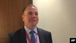 Генерал-лейтенант у відставці Бен Ходжес у Варшаві, 24 жовтня 2018 р. (Фото: AP Photo/Vanessa Gera)