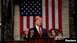 Predsjednik SAD Donald Trump govori o stanju nacije u Kongresu, 5. februar 2019.