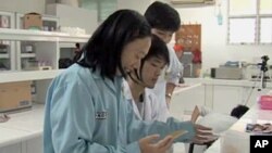 Women Scientists working in a science research lab in Jakarta