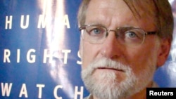 Bill Frelick, Human Rights Watch Refugee program director, September 2012. (VOA - R. Corben)