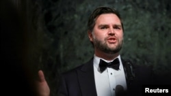 Џеј Ди Венс се обрати на свечената вечера во Вашингтон, на 18 јануари, пред инаугурацијата на Доналд Трамп