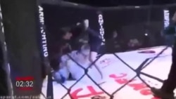 کتک خوردن دختر ایرانی در مسابقات ارمنستان