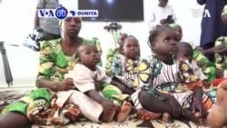 VOA60 DUNIYA: A Najeriya Wasu Mata Shida Da Yara Tara Da Mayaka Masu Da’awar Jihadi Suka Yi Garkuwa Da Su A Arewa Sun Tsere