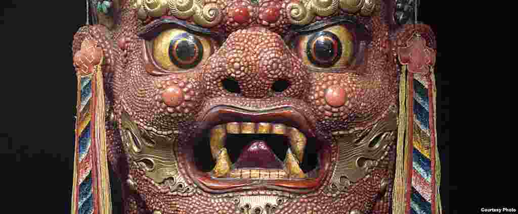 Masks are used in shamanistic practices, communal rituals, and theatrical performances. (Rubin Museum of Art)