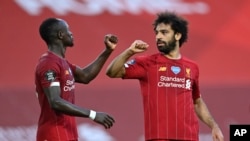 Sadio Mane da Mo Salah