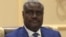 FILE - Moussa Faki Mahamat, the newly elected chairman of the African Union Commission, is shown Oct. 21, 2016. (Andre Kodmadjingar/VOA)