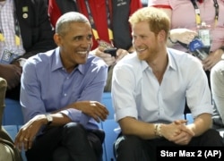 Принц Гаррі та Барак Обама під час Invictus Games в Канаді