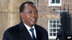 FILE - Chad President Idriss Deby