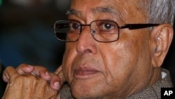 India's FM Mukherjee (file photo)