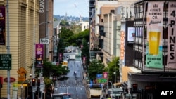 A street is seen in Brisbane's central business district on June 30, 2021, as the city falls quiet from a lockdown with Australia battling outbreaks of the highly contagious delta variant of COVID. 