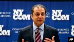 FILE - U.S. Attorney Preet Bharara. Bharara became somewhat of a celebrity on Twitter after posting a message about Zarrab's arrest.