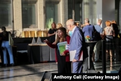 Flor Molina, a labor trafficking survivor and movement leader, speaks with Free the Slaves Executive Director Maurice Middleberg in New York.