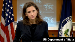 Juru bicara Deplu AS, Elizabeth Trudeau (foto: dok).