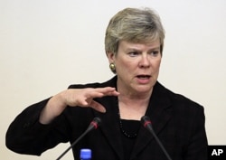 FILE - Undersecretary of State for Arms Control and International Security Rose Gottemoeller.