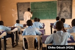 The Buni Yadi school students have been transferred to another school in the city of Potiskum, located 160km away from Buni Yadi. Here, they say they feel safe to continue their studies. Photo by Chika Oduah May 2018.
