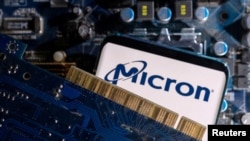 FILE: Illustration shows Micron logo