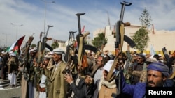 تصویری از چند شبه‌نظامی حوثی. آرشیو