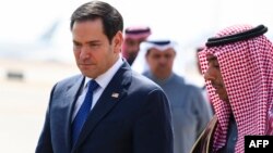 ယူကရိန်းအရေးဆွေးနွေးဖို့ ဆော်ဒီအာရေးဘီးယားနိုင်ငံ ကိုရောက်လာတဲ့ အမေရိကန်နိုင်ငံခြားရေးဝန်ကြီး မာကိုရူဘီယို။ (ဖေဖော်ဝါရီ ၁၇၊ ၂၀၂၅)