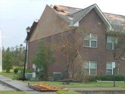 Olivia Dean hasn't been able to go home. She knows her apartment house lacks water, and she says she doubts the building has power. (Courtesy Olivia Dean)