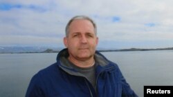 Paul Whelan, a U.S. citizen detained in Russia for suspected spying, appears in a photo provided by the Whelan family on Jan. 1, 2019. 