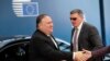 Pompeo Arrives in Belgium