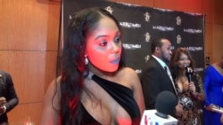 Actress Belindja Eustache talks to VOA