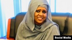 FILE - Fawzia Yusuf Haji Adam is seen in photo posted March 7, 2020, on her Twitter. 