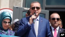 Le président turc Recep Tayip Erdogan, à Mogadishu, Somalie, le 3 juin 2016.