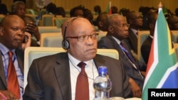 South Africa's President Jacob Zuma attends the leaders meeting at the African Union (AU) in Ethiopia's capital Addis Ababa July 14, 2012. 