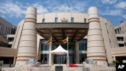 FILE - The Parliament building is seen in Zimbabwe, Nov. 23, 2022. 