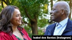 Isabel dos Santos e o pai José Eduardo dos Santos