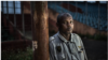 Ibrahima Diallo, photographié au stade national. (Photo: FIDH/Tommy Trenchard)