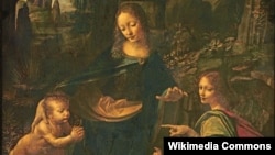 "Madonna (Virgin) of the Rocks" salah satu lukisan karya Leonardo da Vinci.