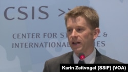 John Temin of the US Institute of Peace at the CSIS panel discussion on South Sudan, April 10, 2014 in Washington DC.