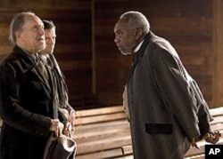 Left to Right: Robert Duvall as Felix Bush, Lucas Black as Buddy and Bill Cobbs as Rev. Charlie Jackson.
