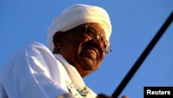FILE - Sudanese President Omar al-Bashir.