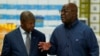 Prezida Joao Lourenco w'Angola na Felix Tshisekedi wa Kongo 
