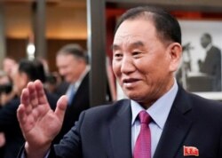 Kim Yong-chol, Direktur Front Unifikasi Korea Utara, bertemu dengan Menlu AS Mike Pompeo di Washington. (Foto: dok)