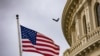 An American flag flies at the U.S. Capitol in Washington, Oct. 30, 2019.