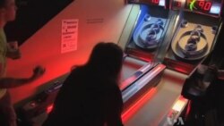 Getting into the Halloween Spirit; Skeeball, Costumes, Beer