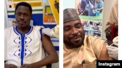 Ali Nuhu, hagu da Aminu Shariff Momo, dama (Hoto: Instagram)