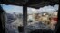 The destruction caused by the Israeli air and ground offensive is seen from a destroyed building in Jabaliya, Gaza Strip, Feb. 5, 2025.