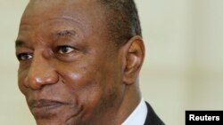 Guinea's President Alpha Conde. (May 2012 file photo) 