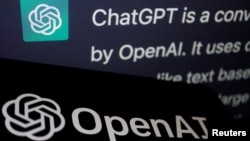 FILE - The logo of OpenAI is displayed near a response by its AI chatbot ChatGPT on its website, in this illustration picture taken Feb. 9, 2023. 