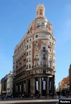 CaixaBank's new headquarters in Valencia. The bank announced during the presentation of the 2017 third quarter results that it will stay definitely in Valencia, Spain, Oct. 24, 2017.