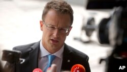 Міністр закордонних справ Угорщини Петер Сіярто