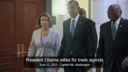 Obama Visits Congress Ahead of Key Trade Bill Vote