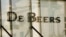 FILE - The logo of diamond merchant De Beers is seen on the front of its boutique on Rodeo Drive, home to boutiques of major designers in Beverly Hills, California., Aug. 5, 2008. 