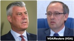 Presiden Kosovo Hashim Thaci dan PM Kosovo Avdullah Hoti